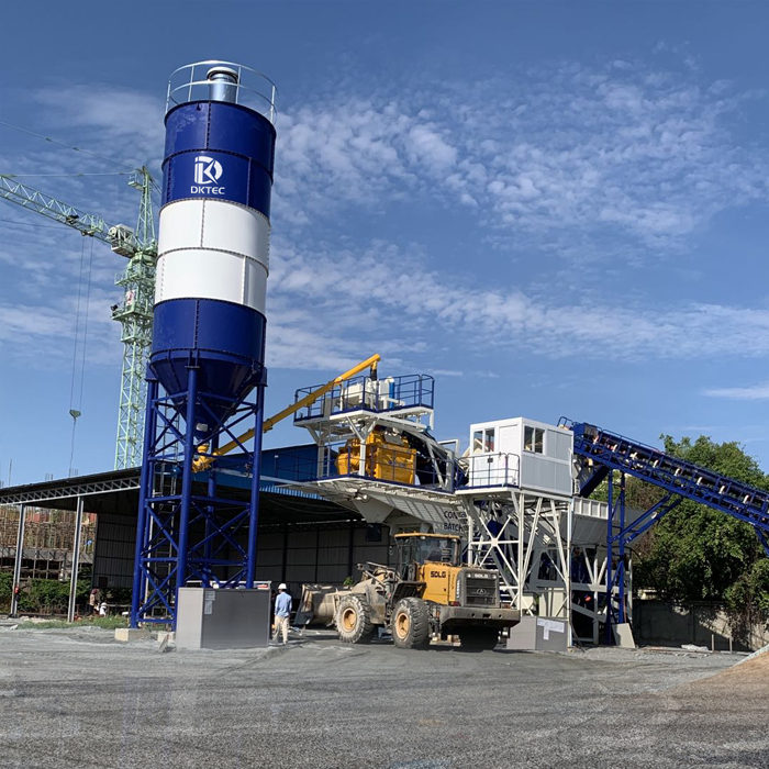 HZS25Y Mobile Concrete Batching Plant