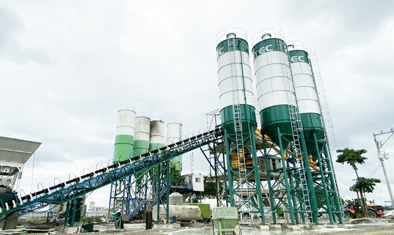 HZS180 Concrete Batching Plant Project in the Philippines