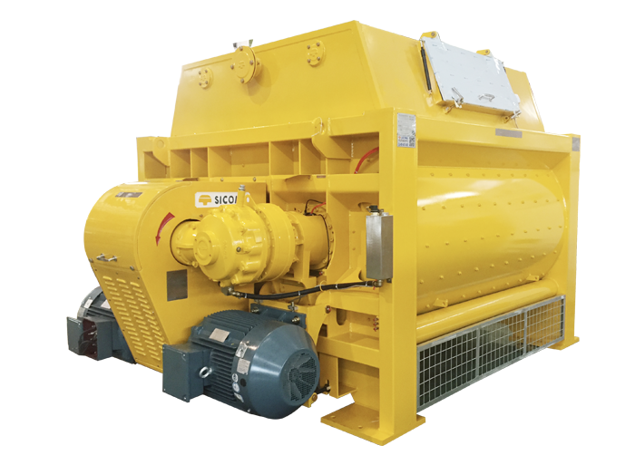 Twin Shaft Concrete Mixers