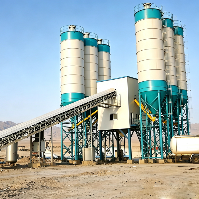 HZS240 Commercial Concrete Batching Plant