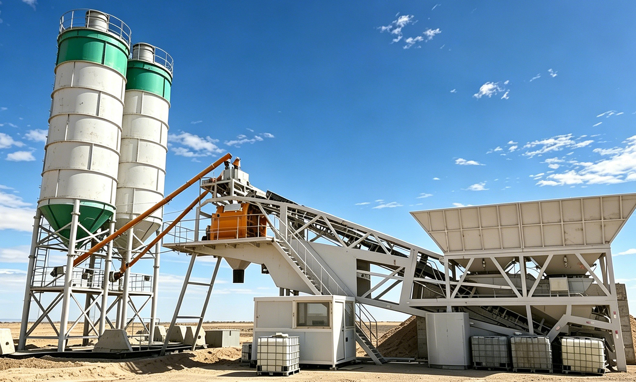 MOBILE CONCRETE BATCHING PLANTS