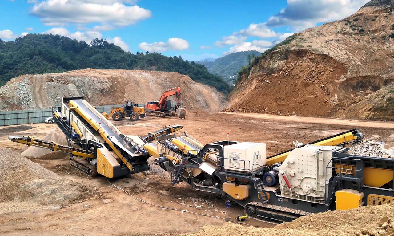 PORTABLE CRUSHING AND SCREENING PLANTS