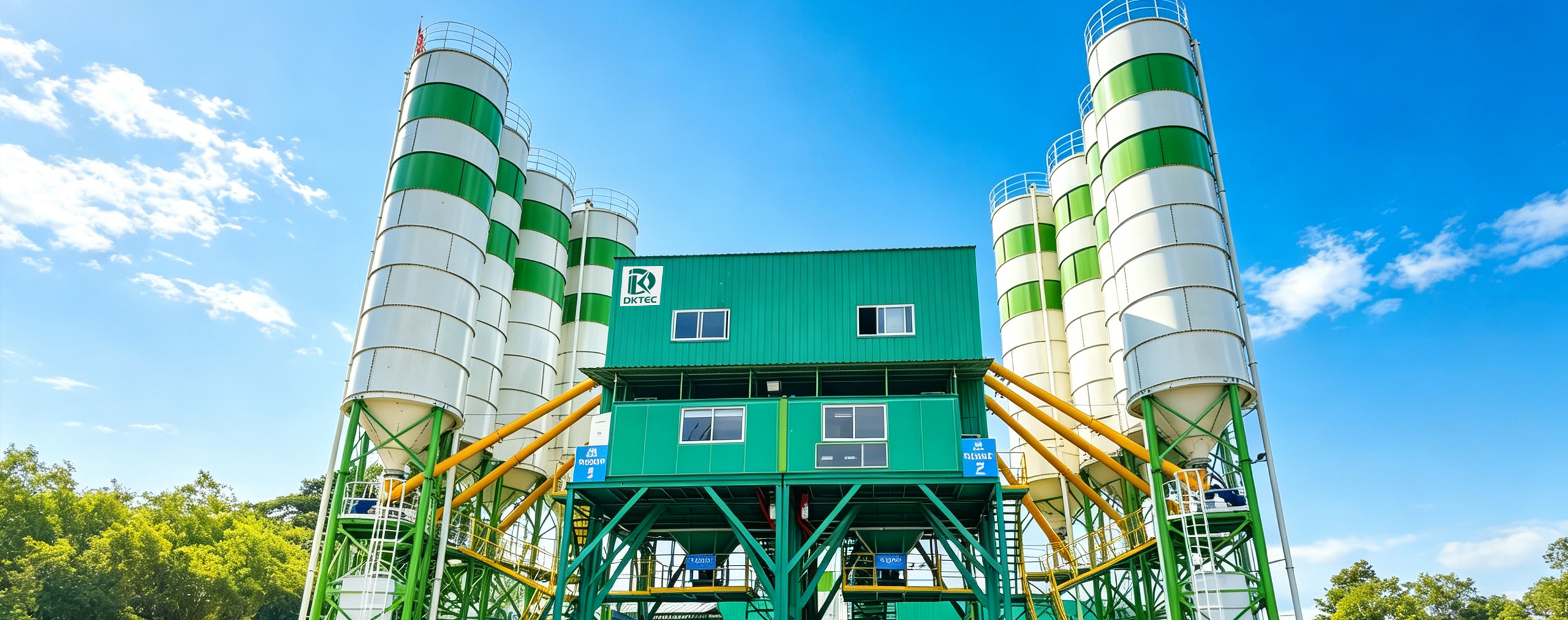 DKTEC HZS180 Serving a Large-Scale Construction Project in Indonesia